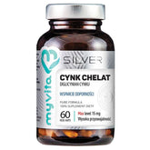 Cink-khelát Cinkbiszglicinát 15 MG Immunvédő 60 MYVITA SILVER Kapszula